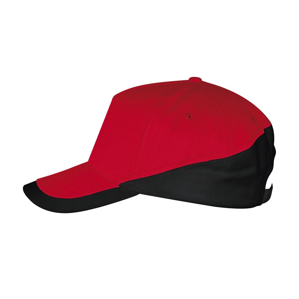 Booster 5 Panel Contrast Cap in Farbe Red / Black