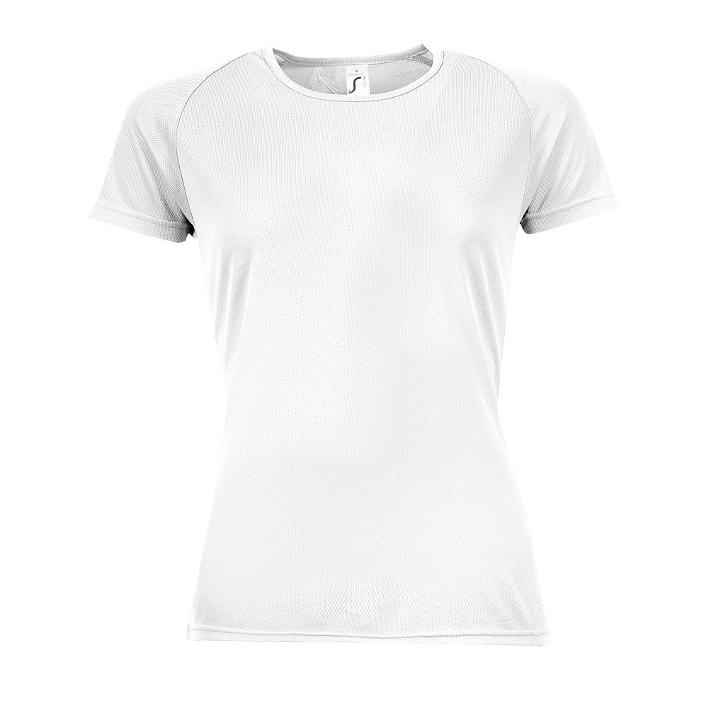 Sporty Women Damen Sport T-Shirt in Farbe White