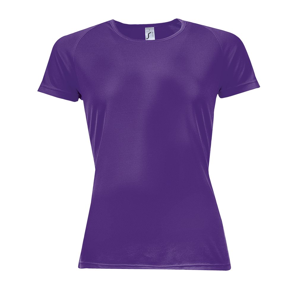 Sporty Women Damen Sport T-Shirt in Farbe Dark purple
