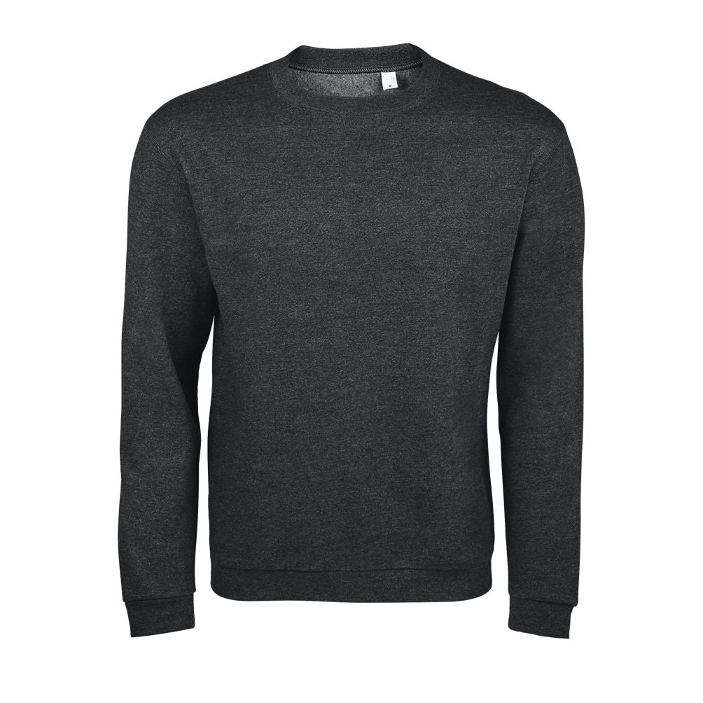 Spider Herren Rundhals Sweatshirt in Farbe Charcoal melange