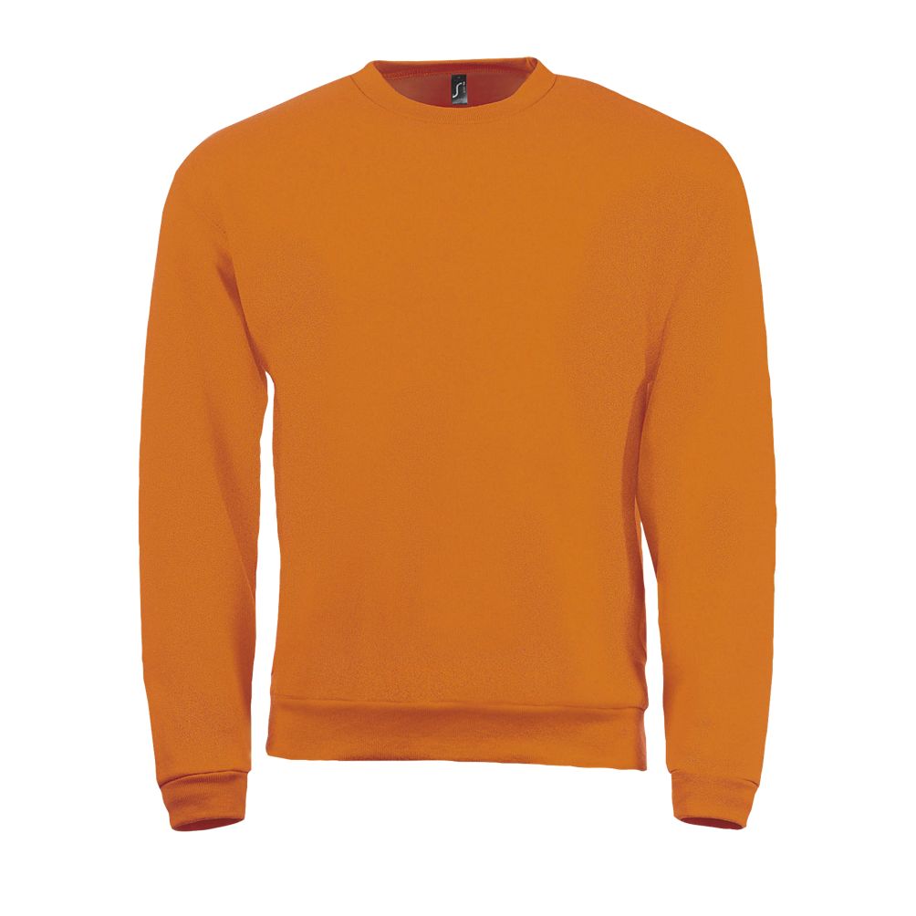 Spider Herren Rundhals Sweatshirt in Farbe Orange