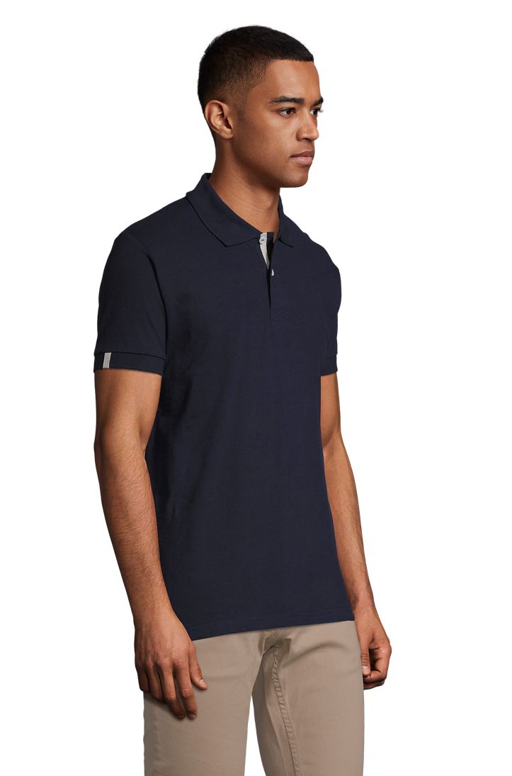 Portland Men Herren Poloshirt Kurzarm in Farbe French navy