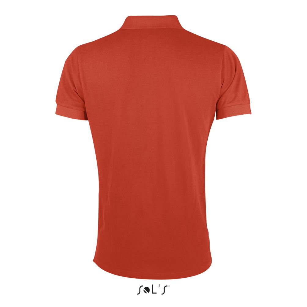 Portland Men Herren Poloshirt Kurzarm in Farbe Burnt orange