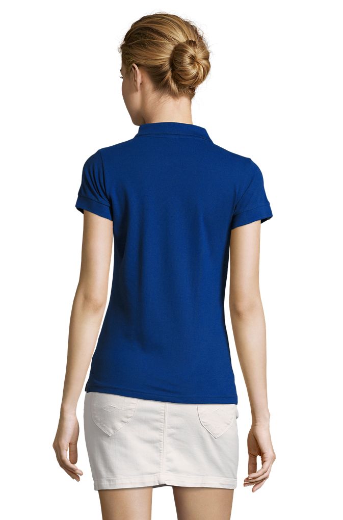 Portland Women Damen Poloshirt Kurzarm in Farbe Ultramarine