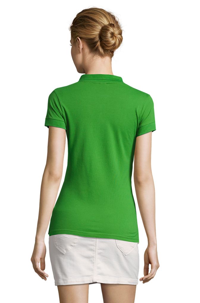 Portland Women Damen Poloshirt Kurzarm in Farbe Bud green