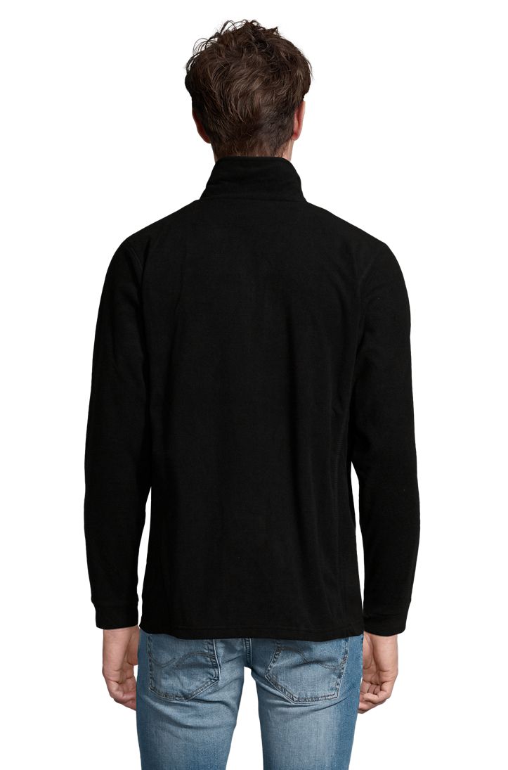 Nova Men Herren Fleece Jacke in Farbe Black