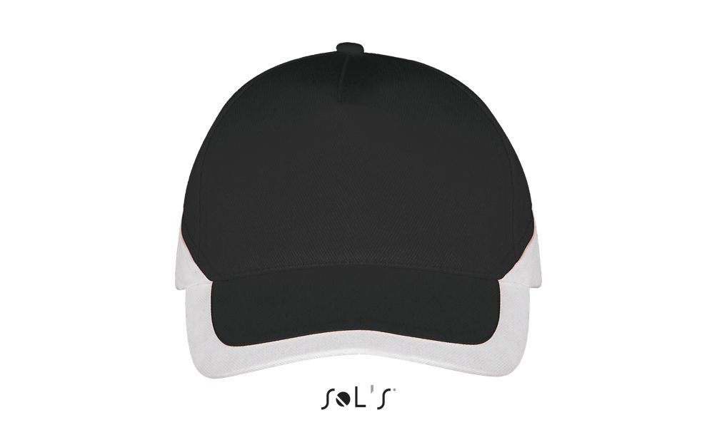 Booster 5 Panel Contrast Cap in Farbe Black / White