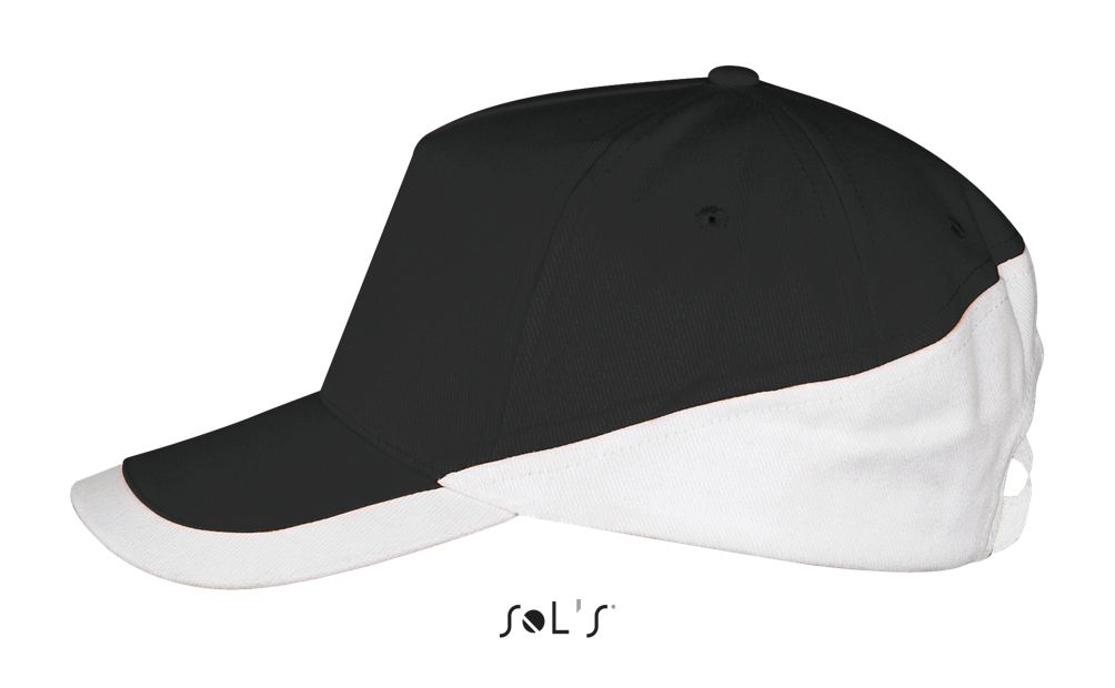 Booster 5 Panel Contrast Cap in Farbe Black / White