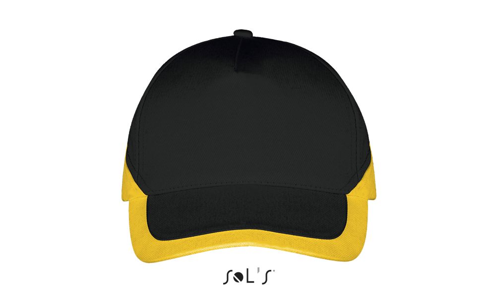 Booster 5 Panel Contrast Cap in Farbe Black / Gold