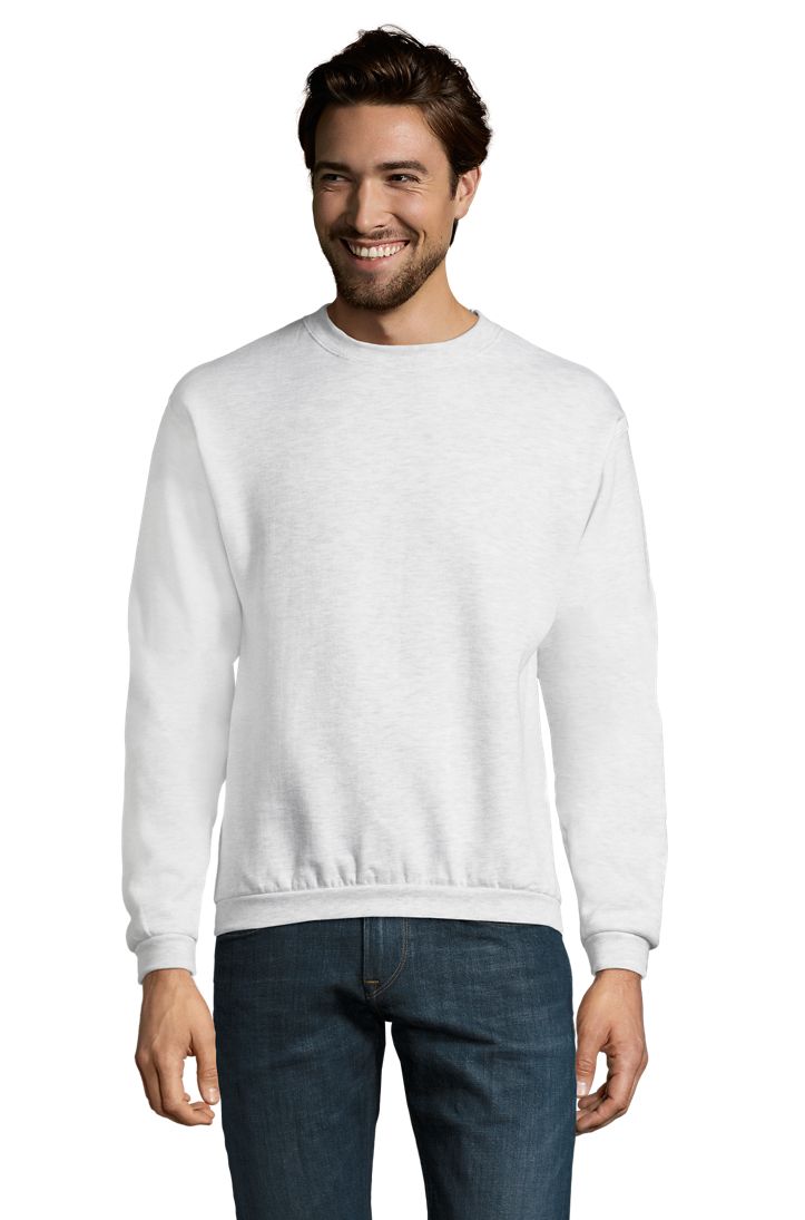 Spider Herren Rundhals Sweatshirt in Farbe Ash